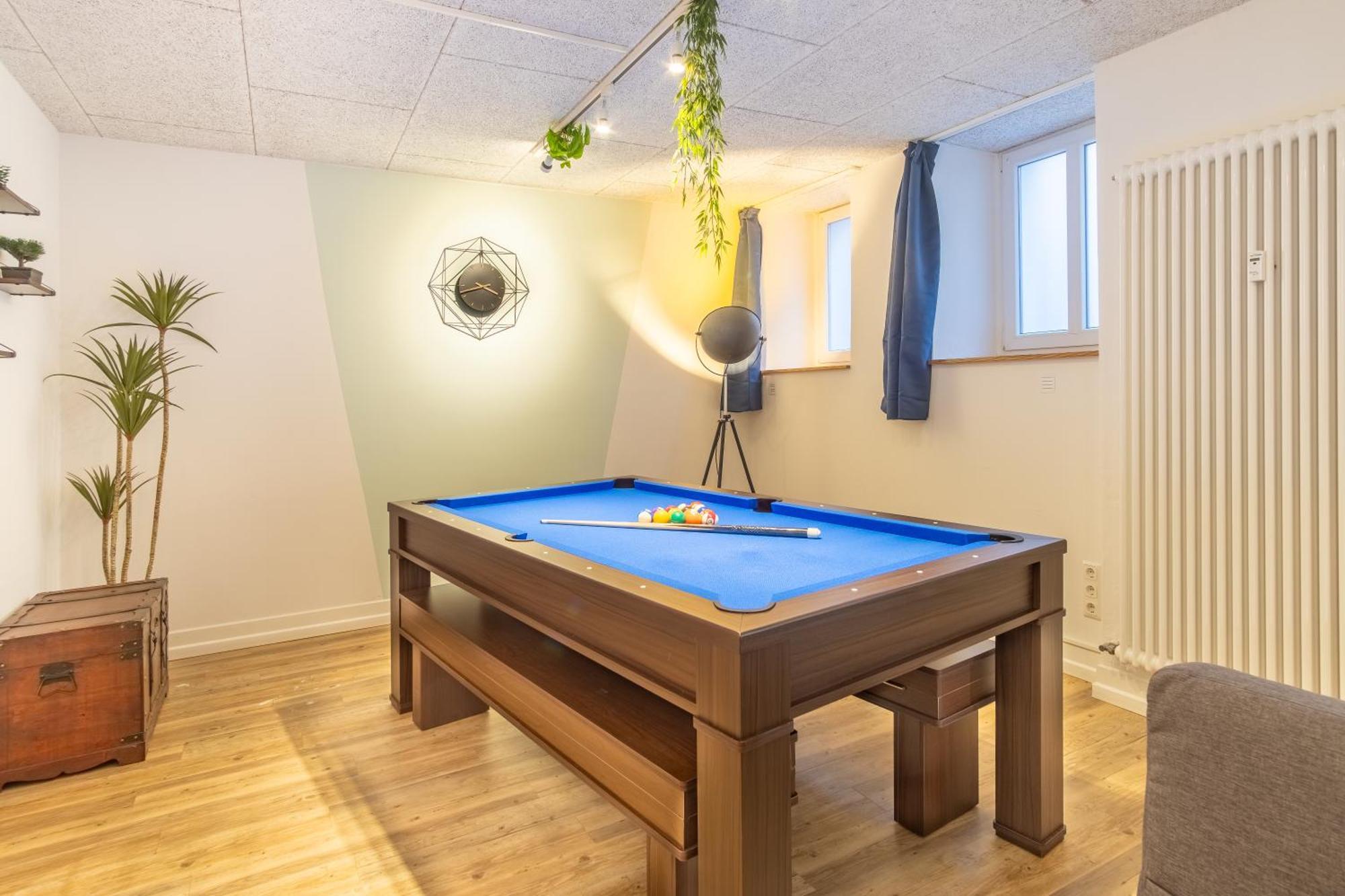 Pool Table Heaven, Workstation, 4K Tv, Netflix Apartment Leipzig Luaran gambar